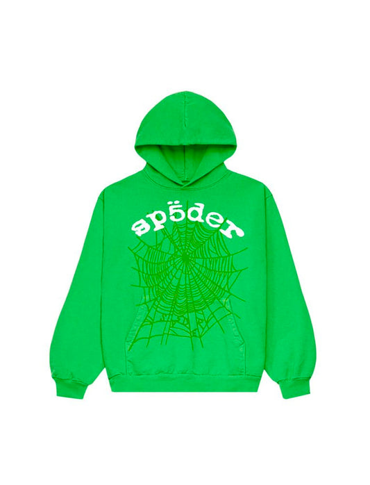 Sp5der Legacy Hoodie Green