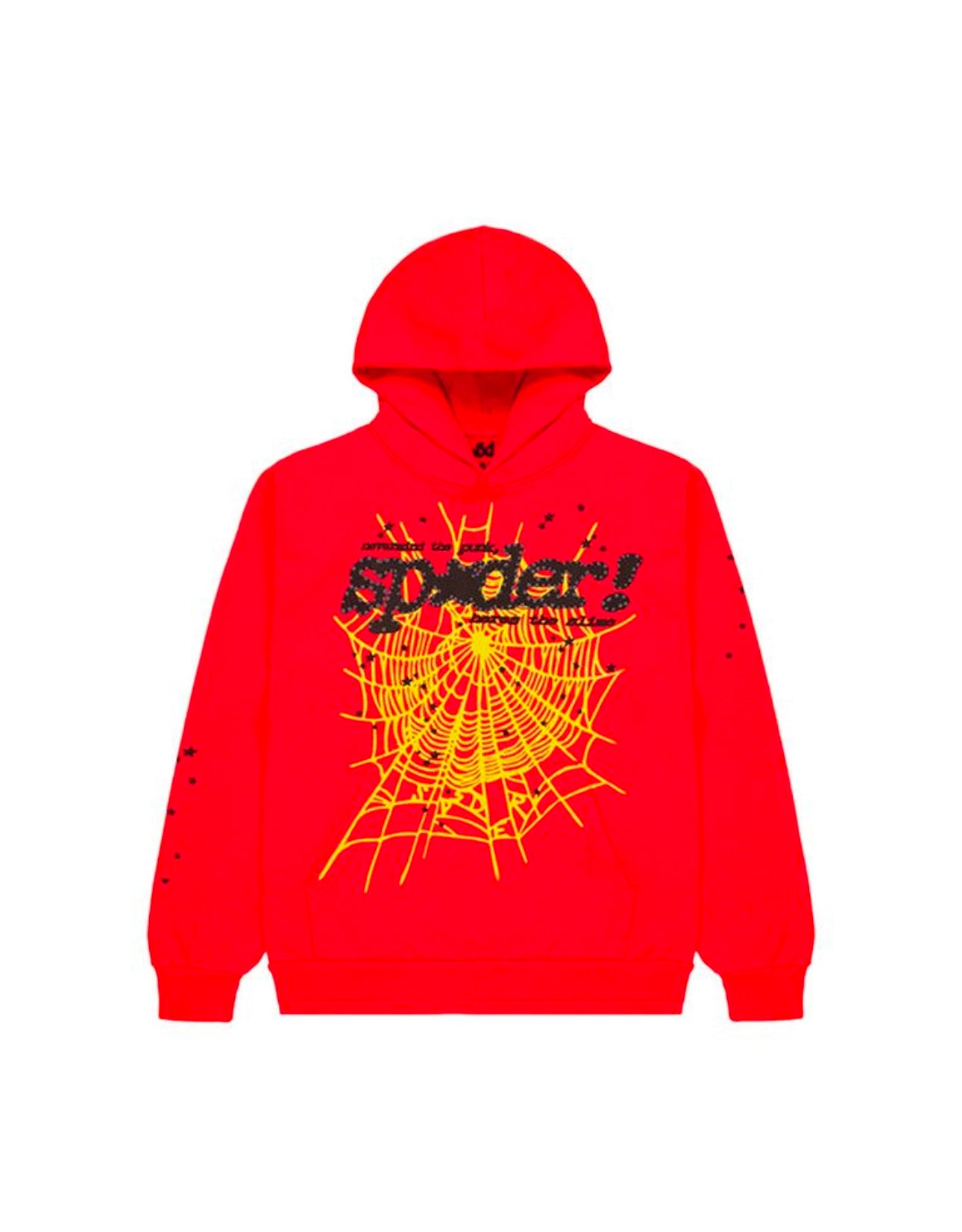 Sp5der Punk V2 Hoodie Red