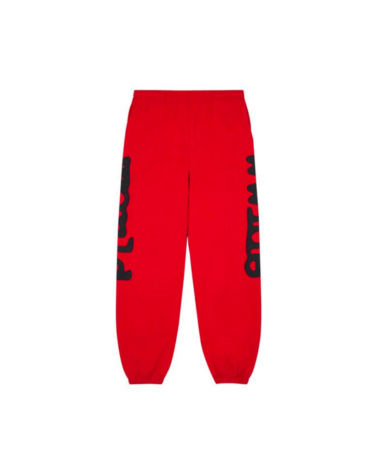 Sp5der Beluga Sweatpants Red