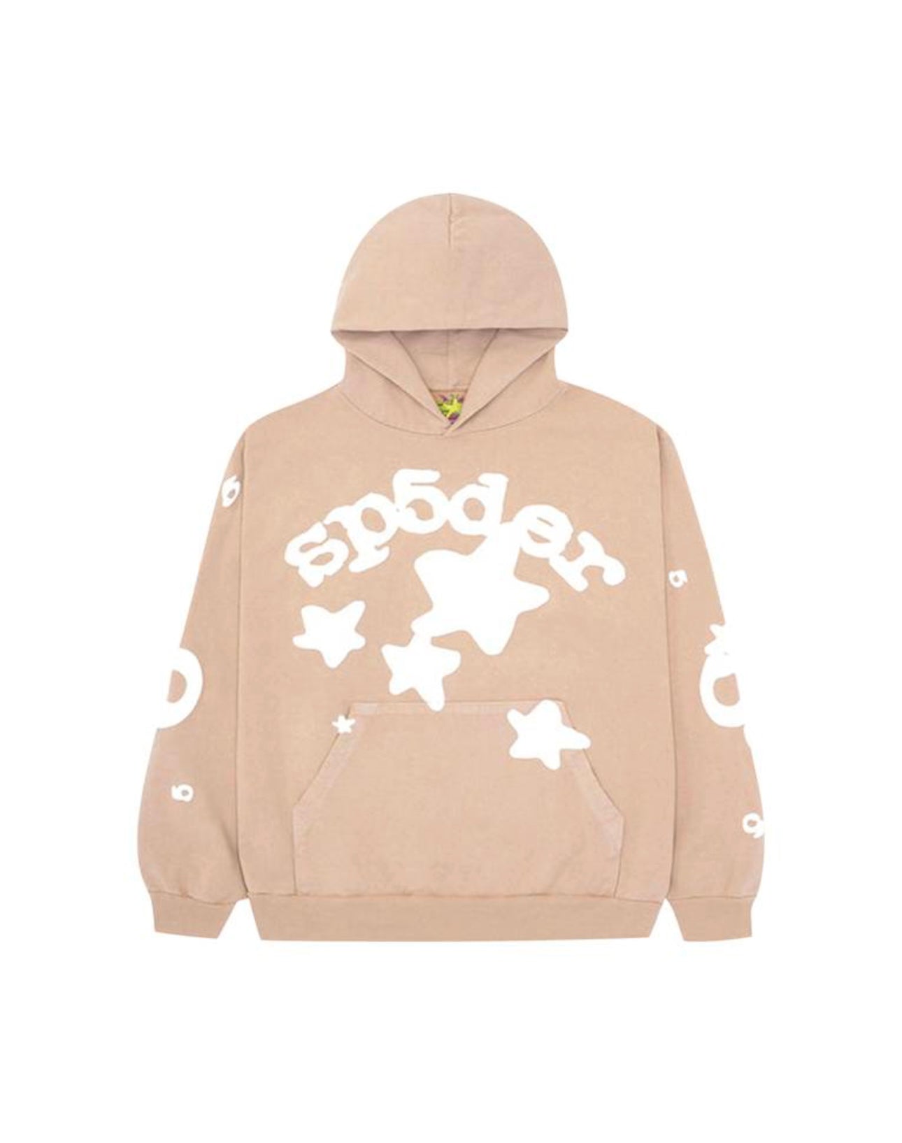 Sp5der Beluga Hoodie Sand